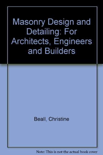 Book Masonry Design and Detailing For Architects, Engineers and Builders free