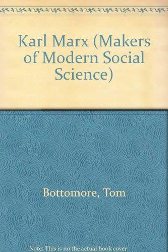 Book Karl Marx, (Makers of modern social science) free