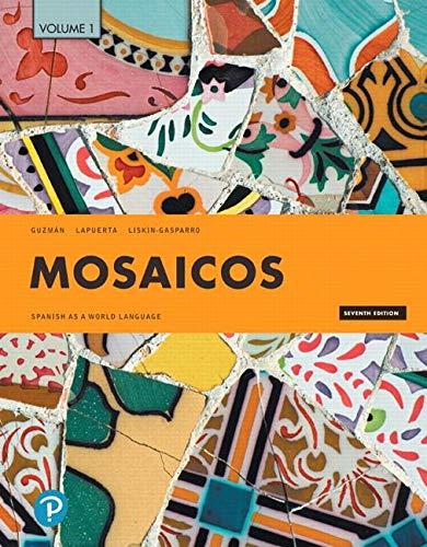 Book Mosaicos: Spanish as a World Language, Volume 1 free