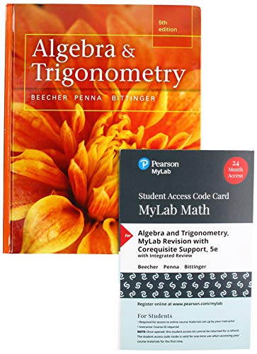 Book Algebra and Trigonometry Plus MyLab Revision with Corequisite Support -- 24-Month Access Card Package free