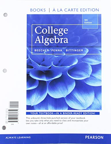 Book College Algebra, Loose-Leaf Edition Plus MyLab Revision with Corequisite Support -- 24-Month Access Card Package free