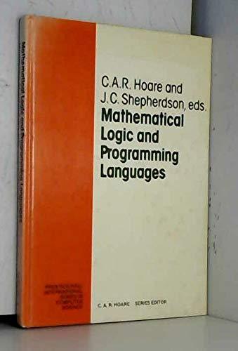 Book Mathematical Logic and Programming Languages (Prentice-hall International Series in Computer Science) free