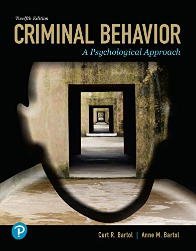 Book Criminal Behavior: A Psychological Approach (2-downloads) free