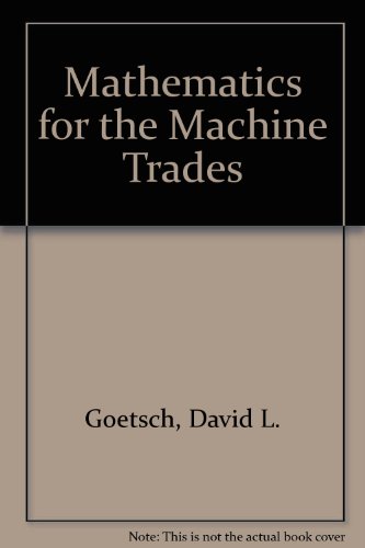 Book Mathematics For The Machine Trades free