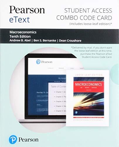 Book Pearson eText for Macroeconomics -- Combo Card free