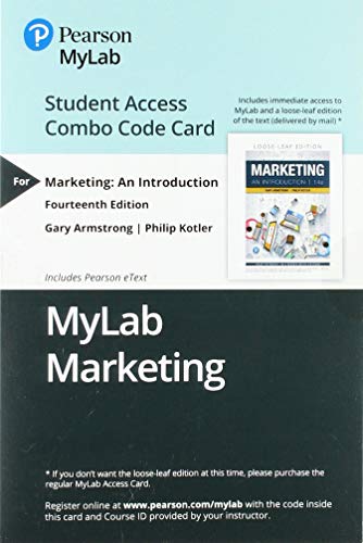 Book MyLab Marketing with Pearson eText -- Combo Access Card -- for Marketing: An Introduction free