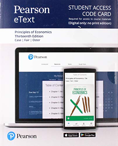 Book Pearson eText for Principles of Economics -- Access Card free