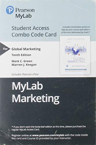 Book MyLab Marketing with Pearson eText -- Combo Access Card -- for Global Marketing free