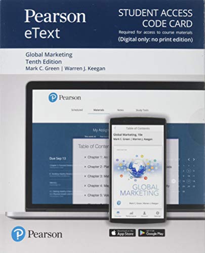 Book Global Marketing-- Access Code free