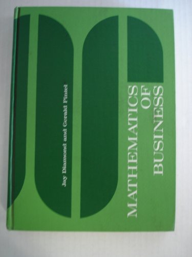 Book Mathematics Of Business free