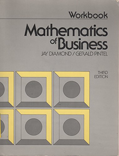 Book Mathematics Of Business: Workbk. To 3r. E free