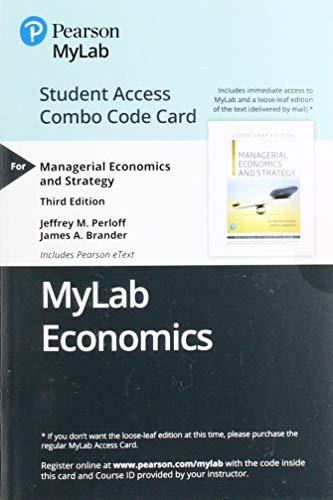 Book MyLab Economics with Pearson eText -- Combo Access Card -- for Managerial Economics and Strategy free