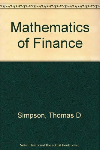 Book Mathematics of Finance free