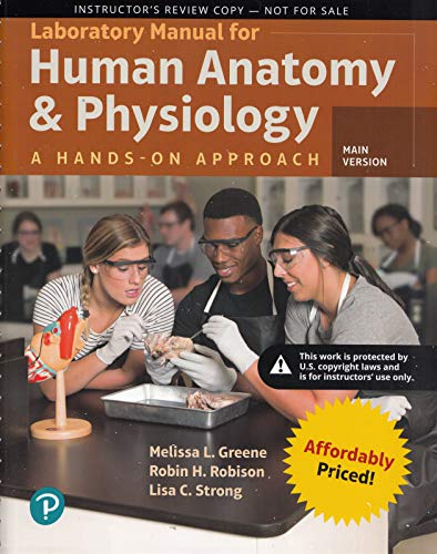 Book Laboratory Manual for Human Anatomy & Physiology: A Hands On Approach (Main Version) Review Copy free