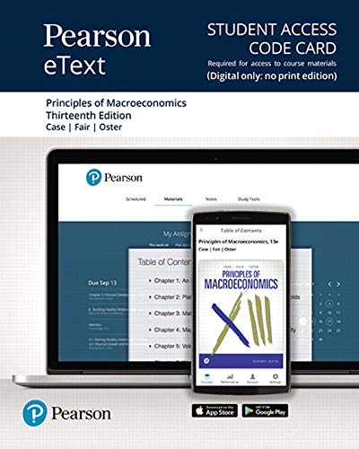 Book Pearson eText for Principles of Macroeconomics -- Access Card free