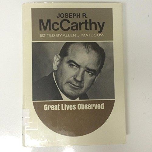Book Joseph R. McCarthy, (Great lives observed) free