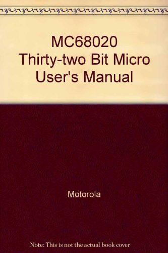 Book MC68020 32-bit microprocessor user's manual free