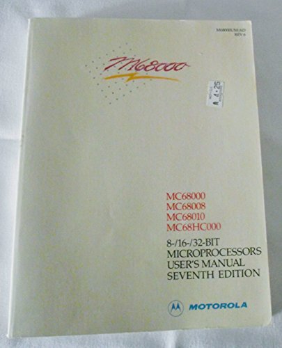 Book Mc68000 8- 16- 32-Bit Microprocessor User's Manual free