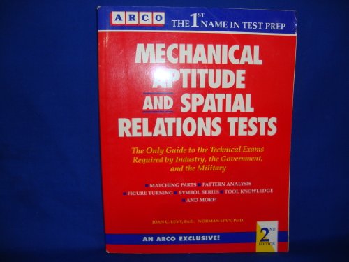 Book Mechanical Aptitude and Spatial Relations Tests (Arco Academic Test Preparation Series) free
