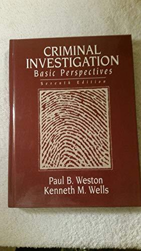 Book Criminal Investigation: Basic Perspectives free