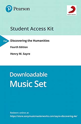 Book Downloadable Music Card for Discovering the Humanities free