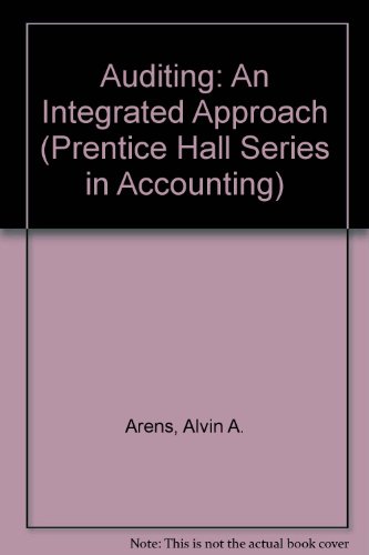Book Auditing: An Integrated Approach (Prentice Hall Series in Accounting) free