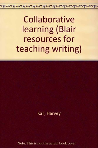 Book Collaborative learning (Blair resources for teaching writing) free