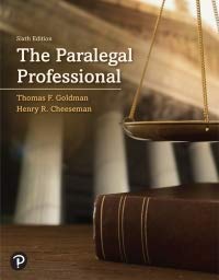 Book The Paralegal Professional, 6th edition, Rental Edition free