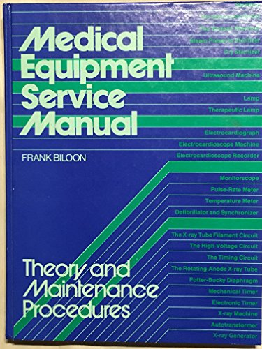 Book Medical Equipment Service Manual: Theory and Maintenance Procedures free