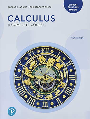 Book Student Solutions Manual for Calculus: A Complete Course free