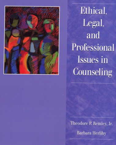 Book Ethical, Legal, and Professional Issues in Counseling free