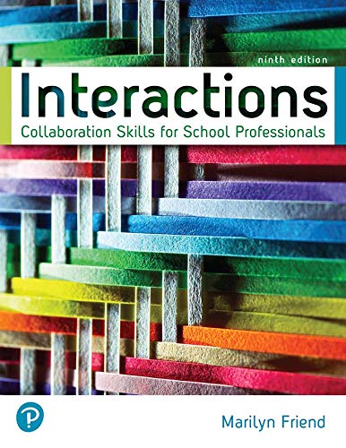 Book Interactions: Collaboration Skills for School Professionals free