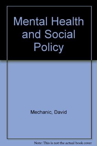 Book Mental health and social policy free