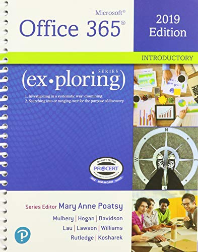 Book Exploring Microsoft Office 2019 Introductory, 1/e + MyLab IT w/ Pearson eText free