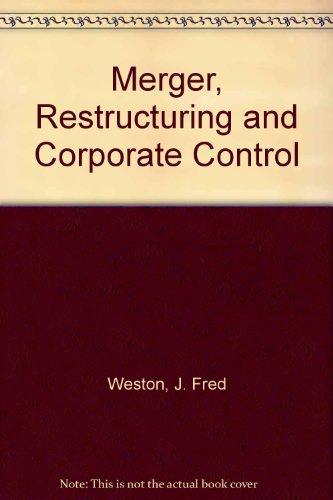 Book Merger, Restructuring And Corporate Control free