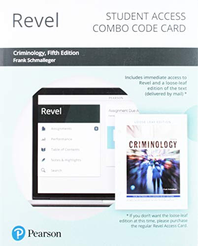 Book Revel for Criminology (Justice Series) -- Combo Access Card free