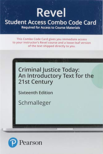Book Revel for Criminal Justice Today: An Introductory Text for the 21st Century -- Combo Access Card free