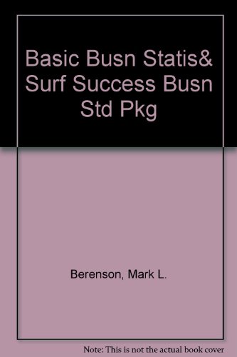 Book Basic Busn Statis& Surf Success Busn Std Pkg free