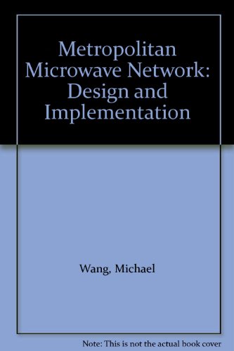 Book Metropolitan Microwave Network: Design And Implementation free