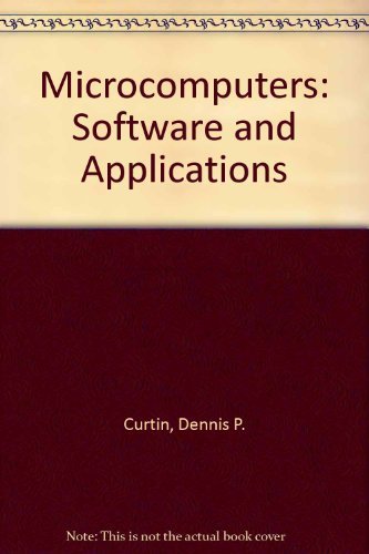 Book Microcomputers: Software And Applications free