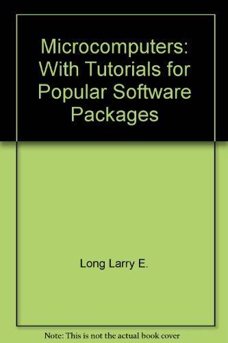 Book Microcomputers: With Tutorials for Popular Software Packages free
