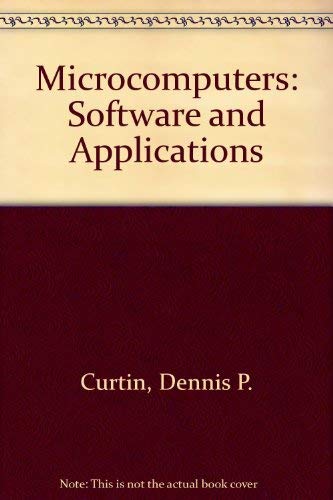 Book Microcomputers: Software and applications free