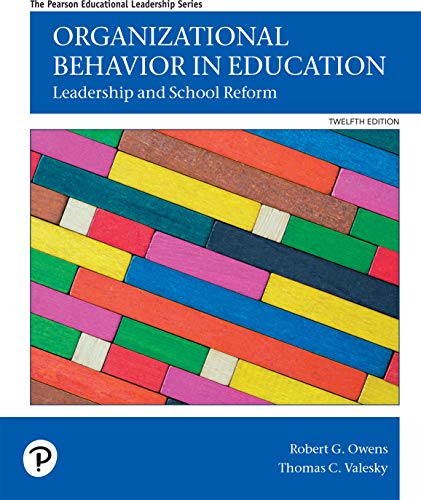 Book Organizational Behavior in Education: Leadership and School Reform (2-downloads) free