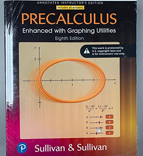 Book Precalculus Enhanced with Graphing Utilities - Annotated Instructor's Edition - Eighth Edition free