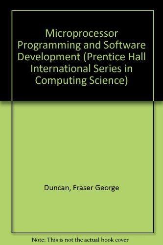 Book Microprocessor Programming and Software Development (Training in Computers & Electronics Series) free