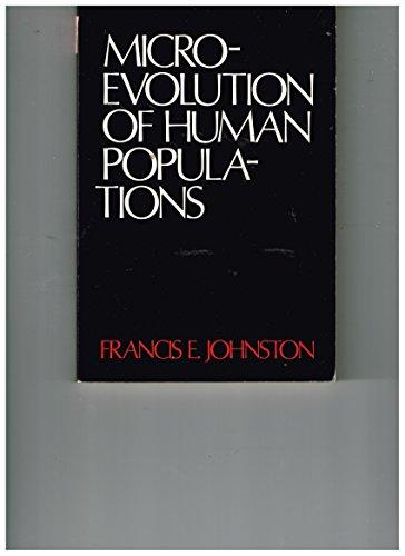 Book Microevolution Of Human Populations free