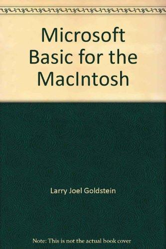Book Microsoft Basic For The Macintosh free