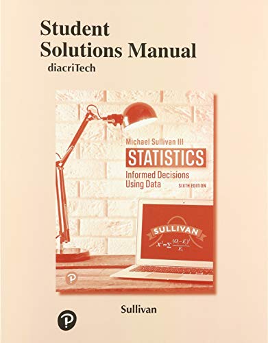 Book Student Solutions Manual for Statistics: Informed Decisions Using Data free