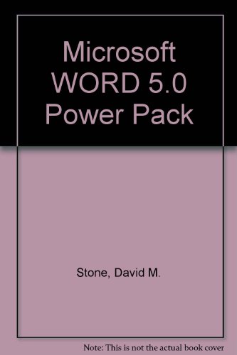 Book Microsoft World 5.0 Powerpack free