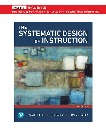 Book The Systematic Design of Instruction, 9th edition free